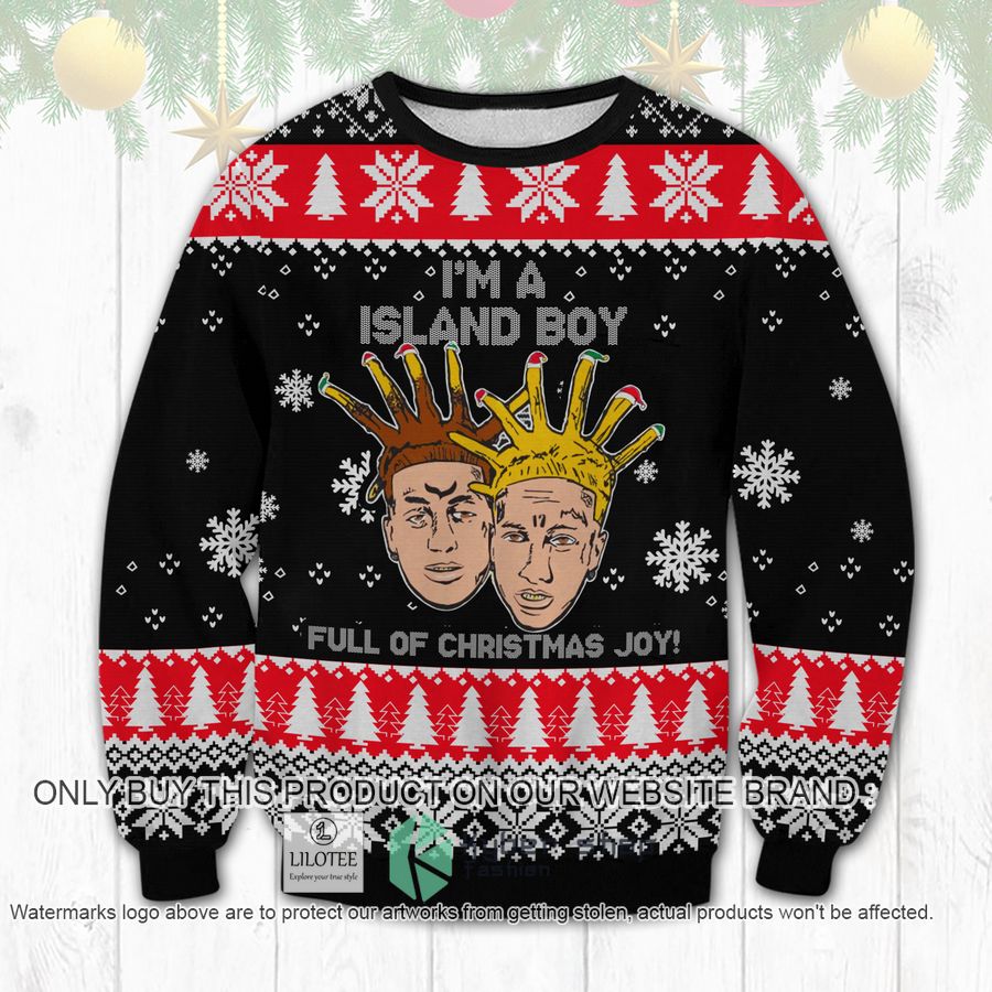OnCoast I'm An Island Boy Christmas Sweater, Sweatshirt 9