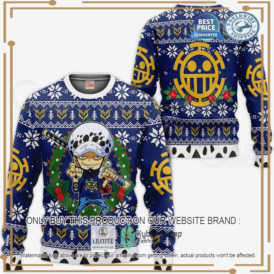 One Piece Trafalgar Law Ugly Christmas Sweater 2