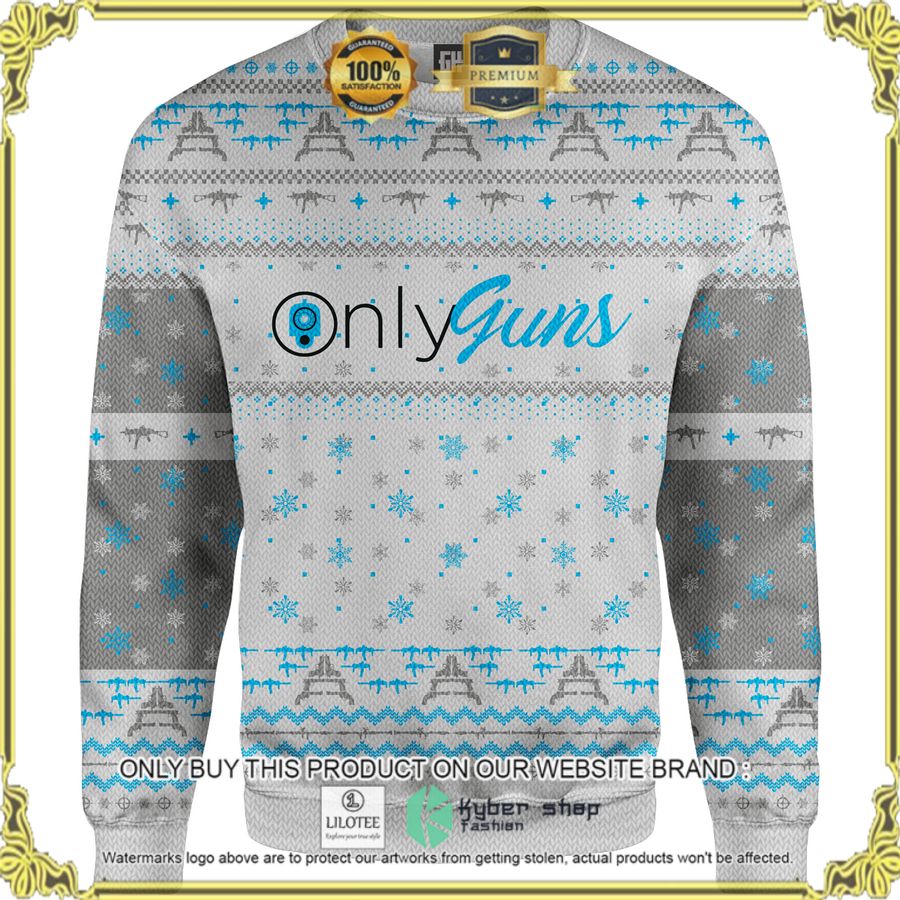 only guns christmas sweater 1 70134