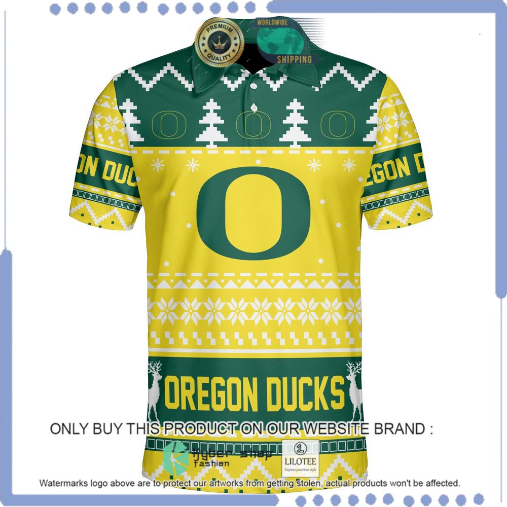 oregon ducks personalized sweater polo 1 80447