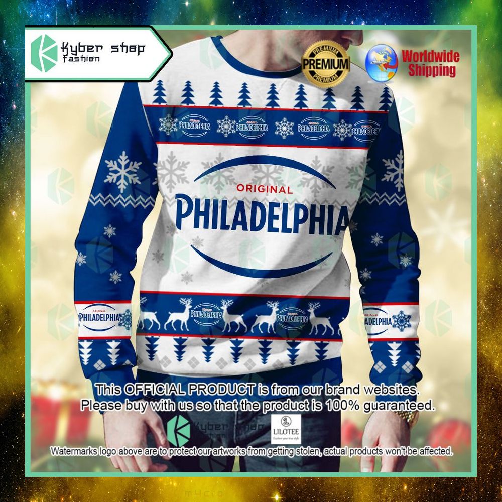 original philadelphia custom name christmas sweater 1 481
