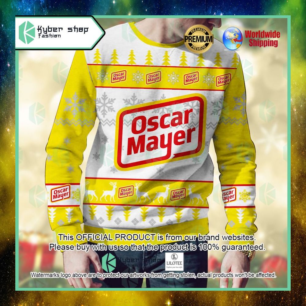 oscar mayer custom name christmas sweater 1 655
