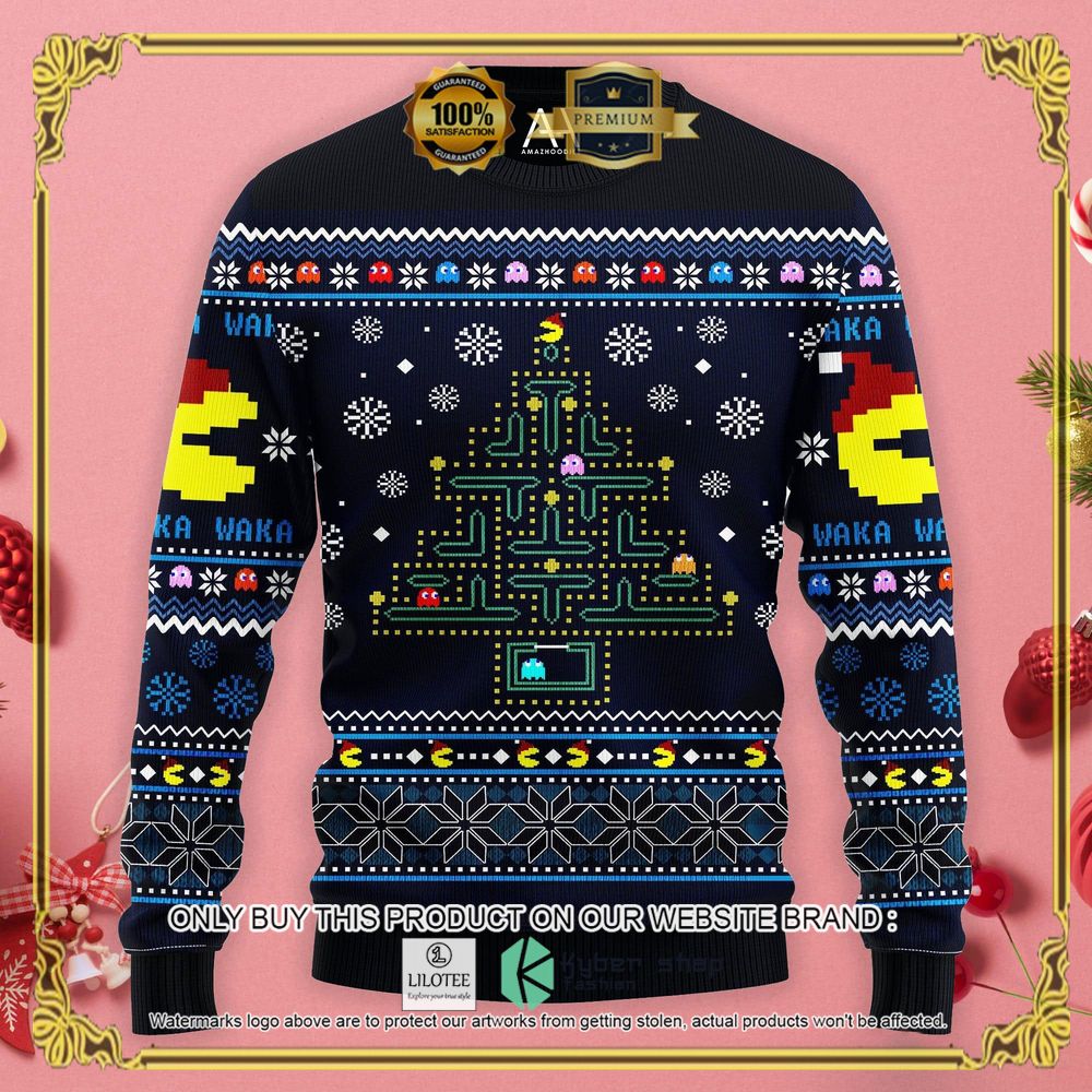 Pac-Man Waka Waka Ugly Christmas Sweater - LIMITED EDITION 2