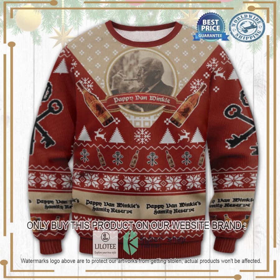 Pappy Van Winkle Ugly Christmas Sweater - LIMITED EDITION 3