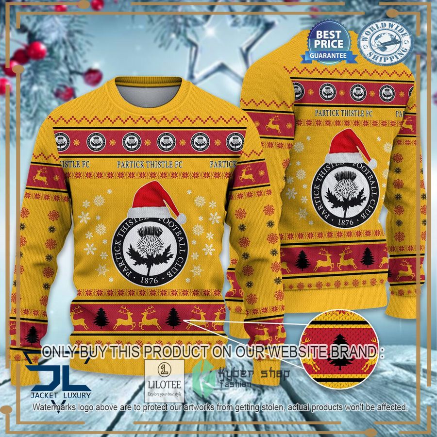 partick thistle f c christmas sweater 1 30832