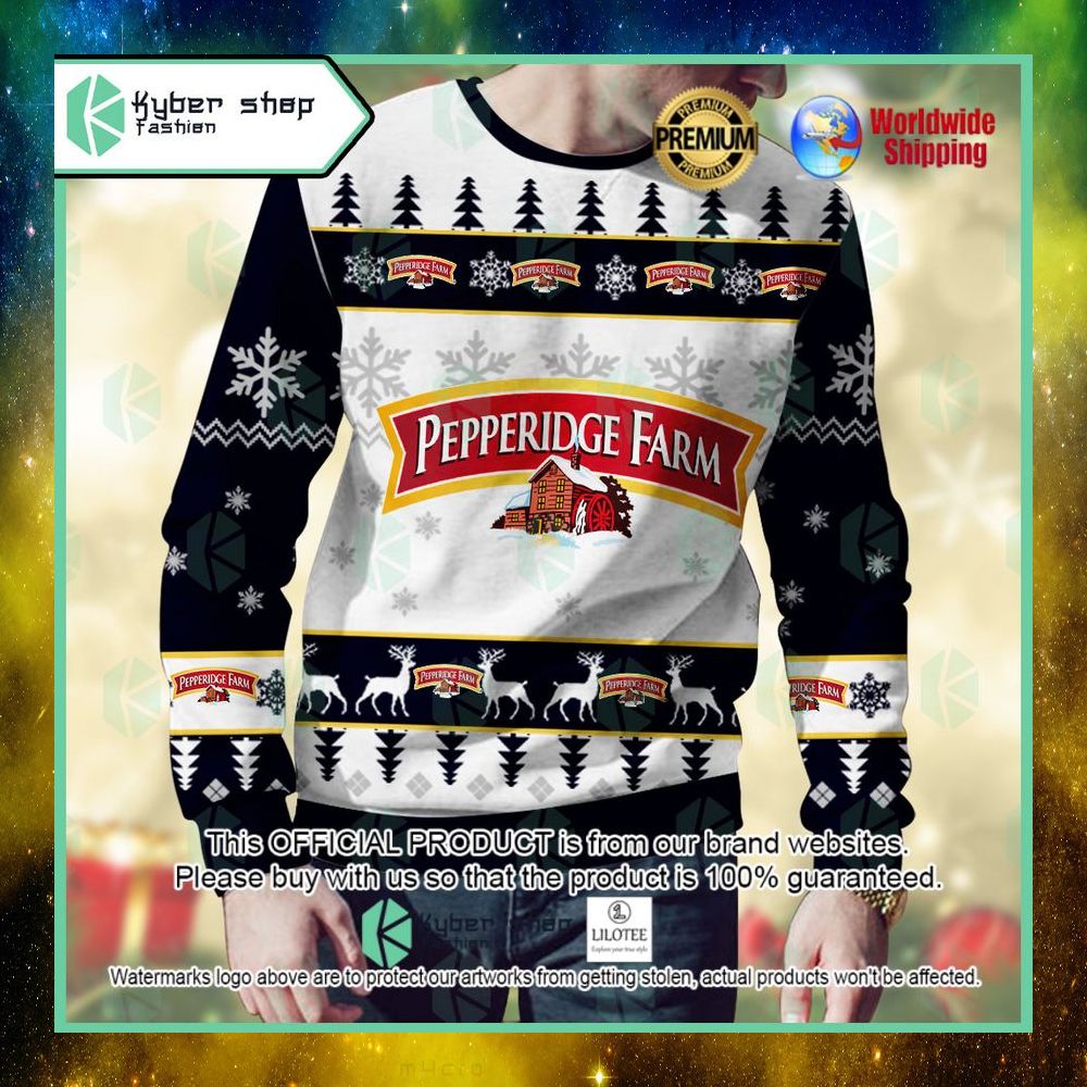 pepperidge farm custom name christmas sweater 1 372