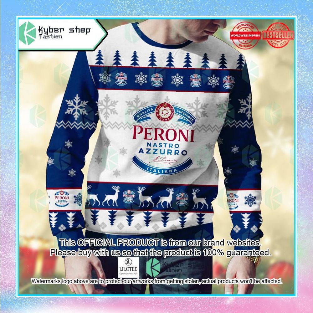 peroni beer ugly sweater 2 922