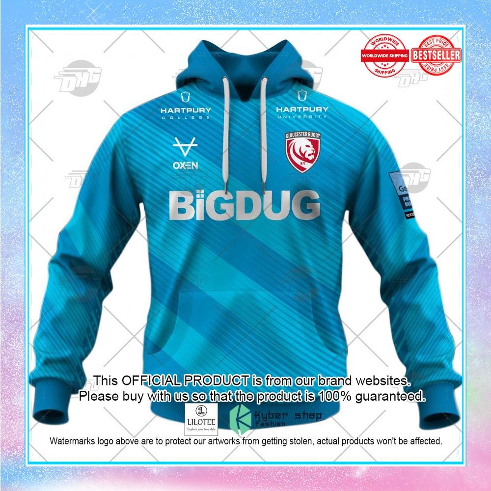 personalize rugby gloucester rugby 2022 23 away shirt hoodie 2 918