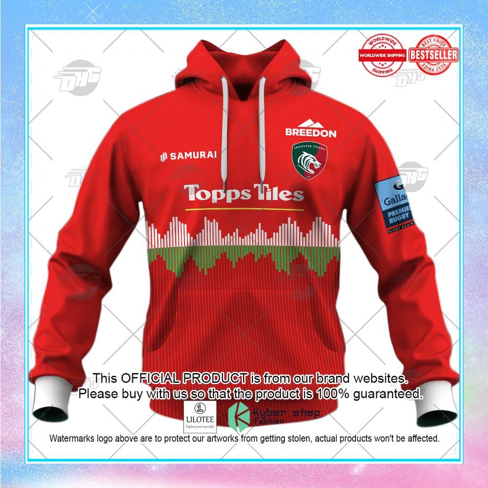 personalize rugby leicester tigers 2022 23 away shirt hoodie 2 665