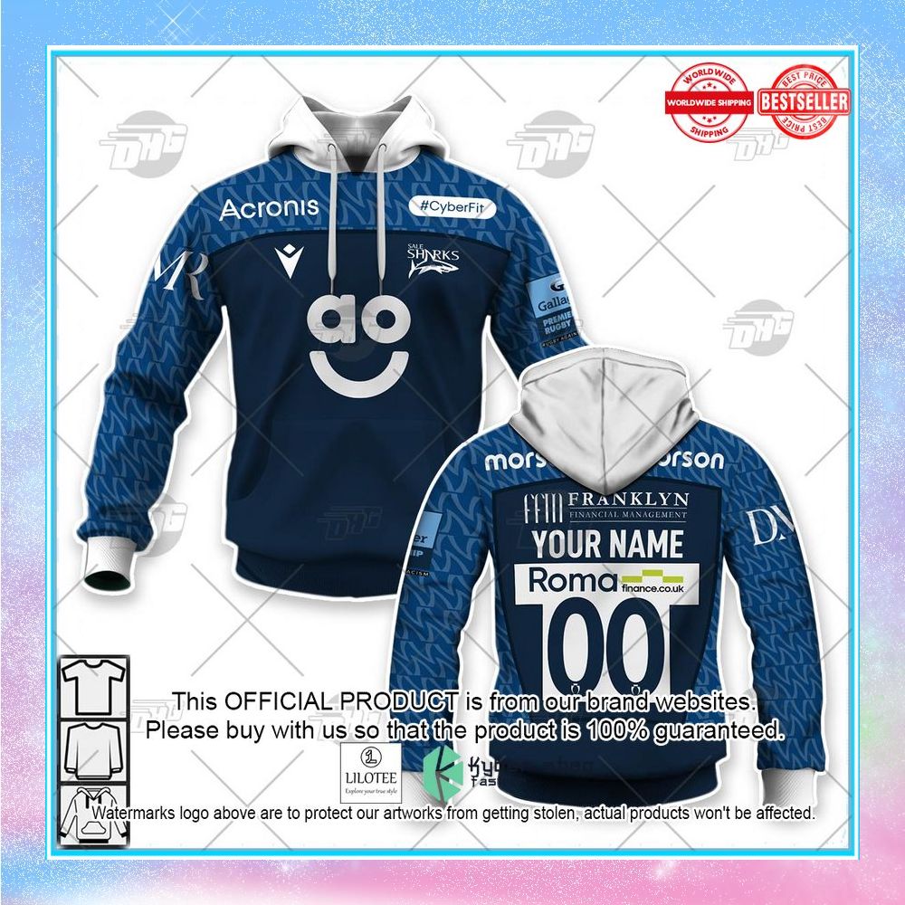 personalize rugby sale sharks 2022 23 home shirt hoodie 1 373