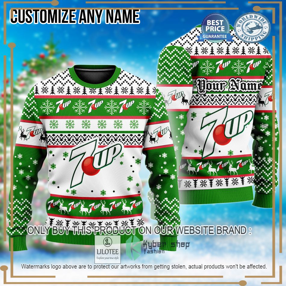 personalized 7 up christmas sweater 1 13297
