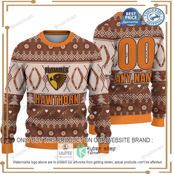 personalized afl melbourne demons christmas sweater 1 46962