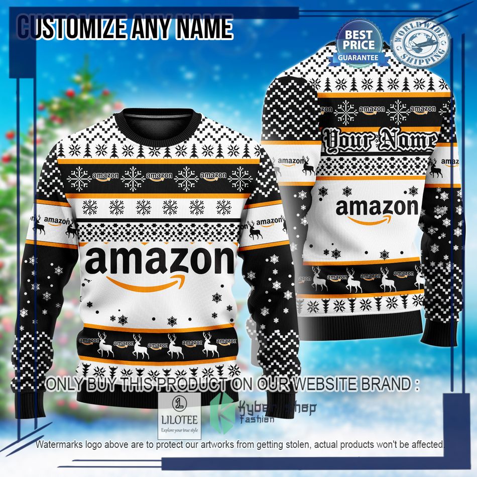 personalized amazon custom ugly christmas sweater 1 14144