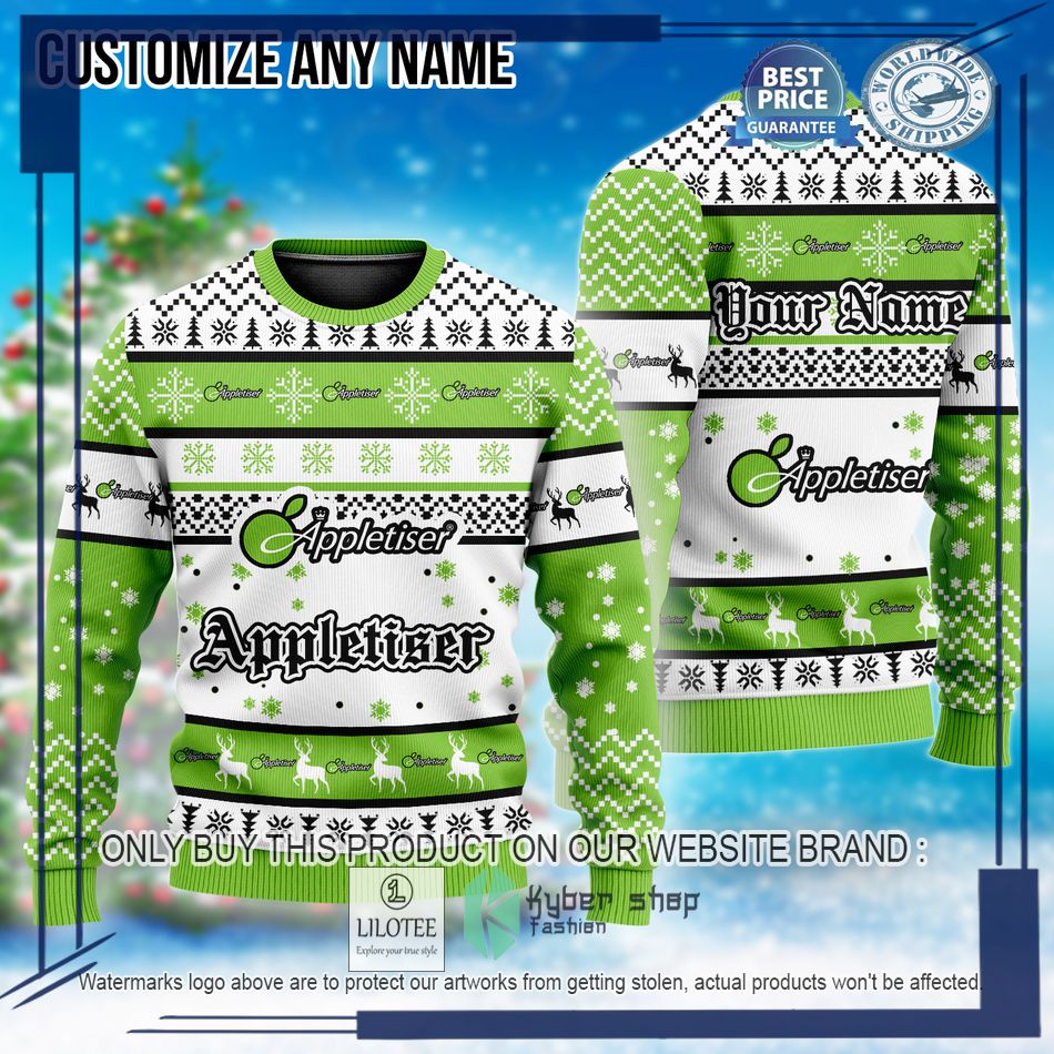 personalized appletiser christmas sweater 1 77754