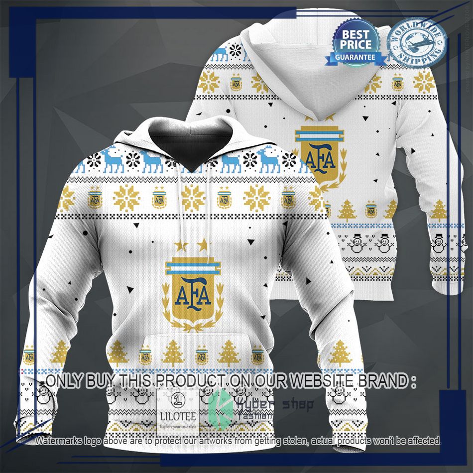 personalized argentina football team christmas sweater hoodie sweater 1 68458
