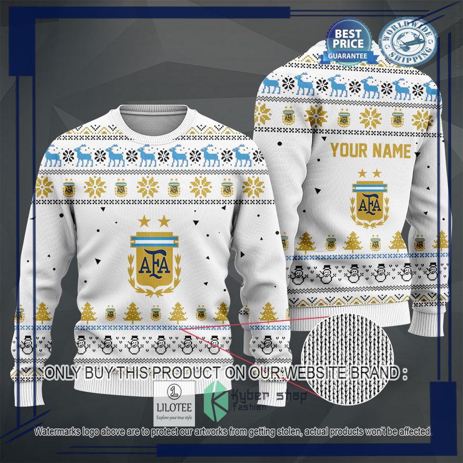 personalized argentina football team christmas sweater hoodie sweater 2 61927