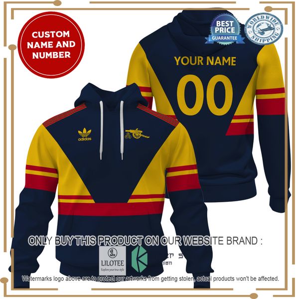 personalized arsenal adidas yellow navy shirt hoodie 1 66593