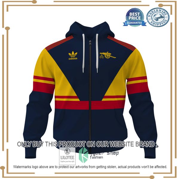 personalized arsenal adidas yellow navy shirt hoodie 2 66355