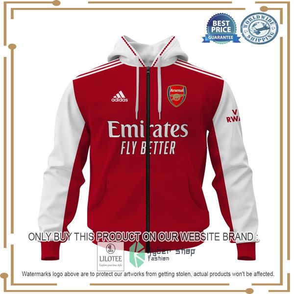 personalized arsenal red shirt hoodie 2 84603