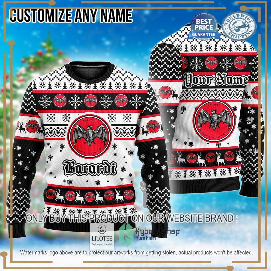 personalized bacardi christmas sweater 1 31683