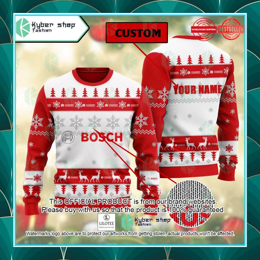 personalized bosch christmas sweater 1 278