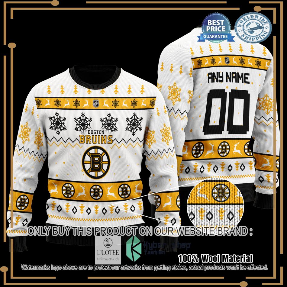 personalized boston bruins christmas sweater 1 2688