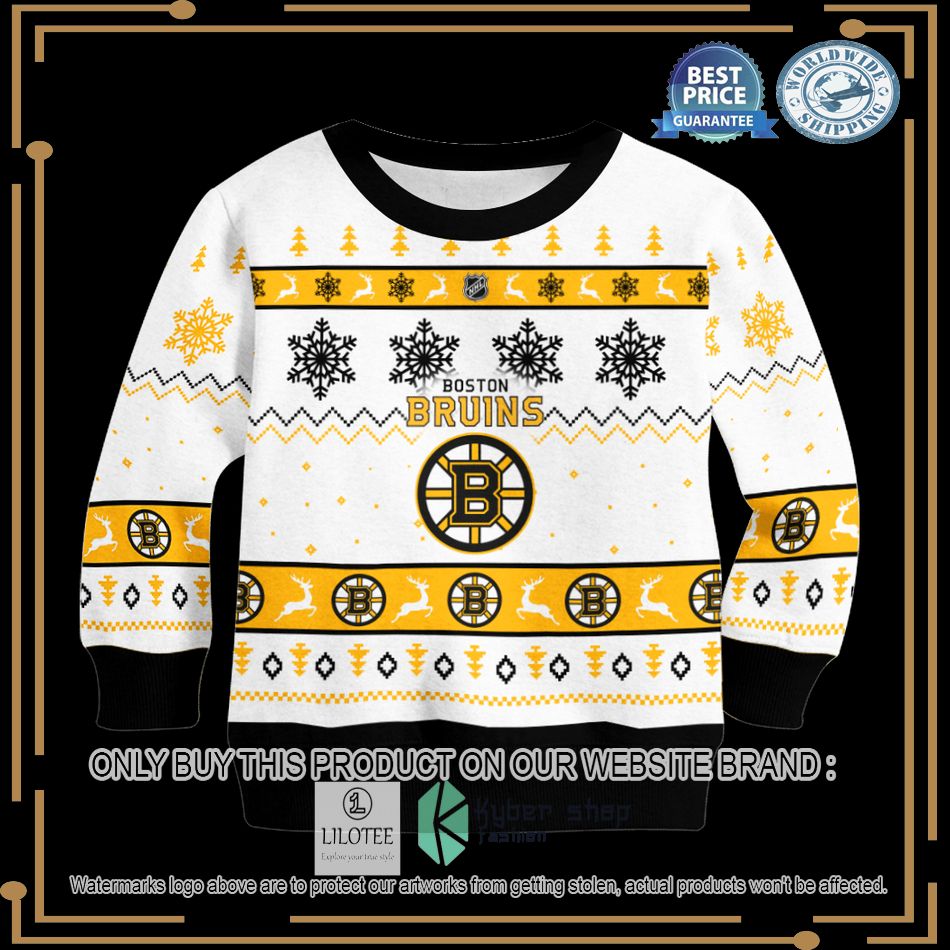 personalized boston bruins christmas sweater 2 36798