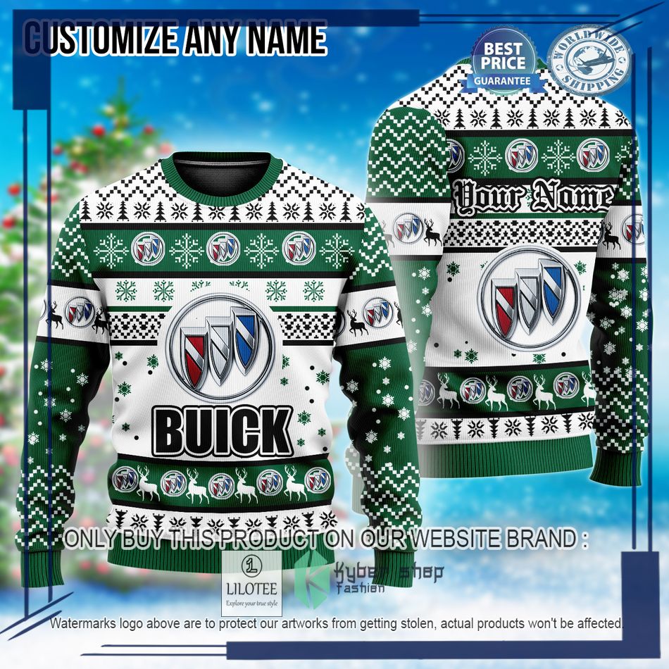personalized buick christmas sweater 1 20327