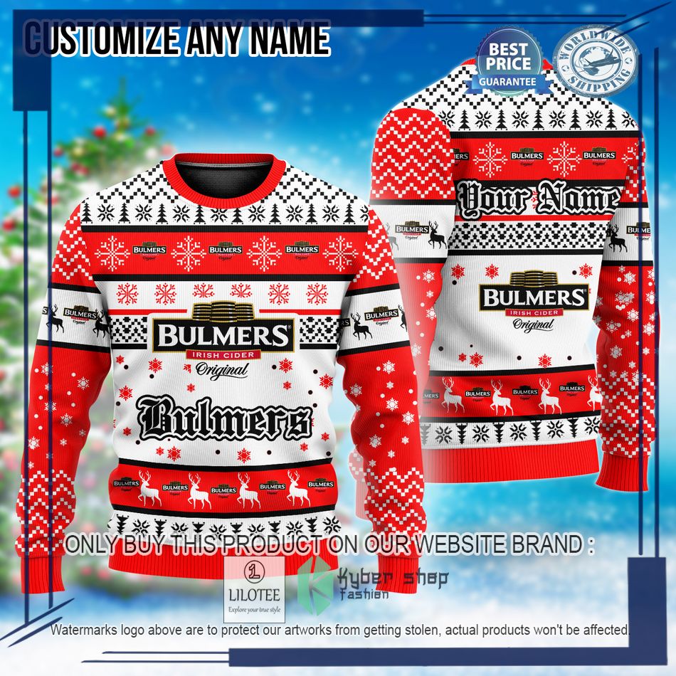 personalized bulmers christmas sweater 1 35369