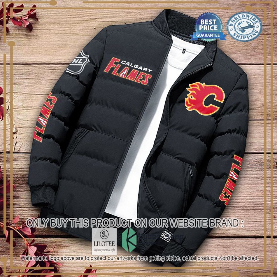 personalized calgary flames nhl down jacket 2 13319