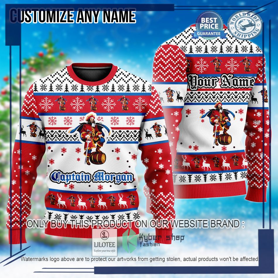 personalized captain morgan christmas sweater 1 80042