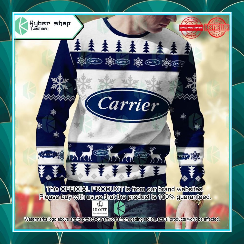 personalized carrier christmas sweater 2 928