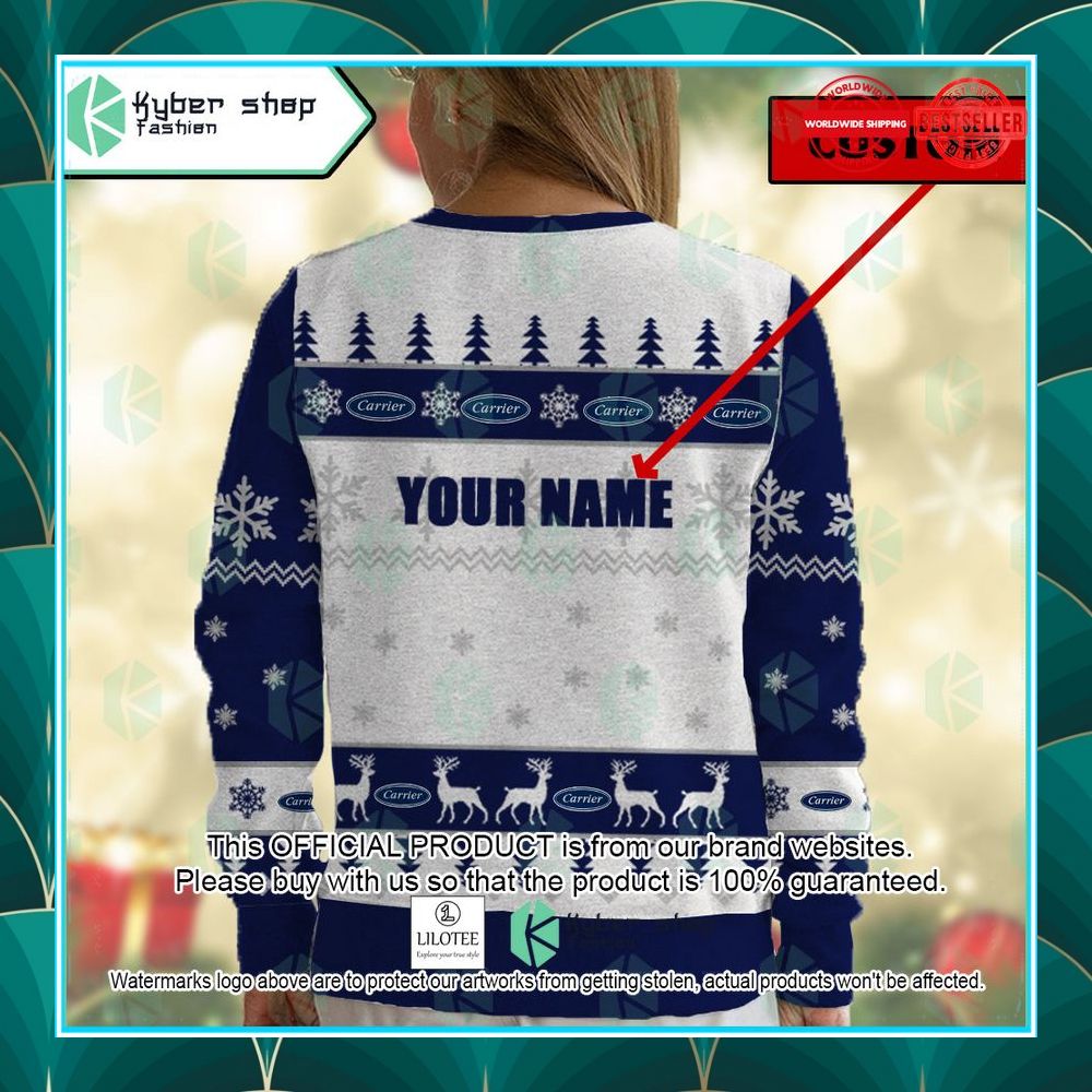 personalized carrier christmas sweater 5 528