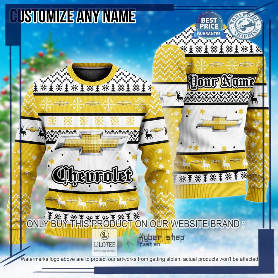 personalized chevrolet christmas sweater 1 45930