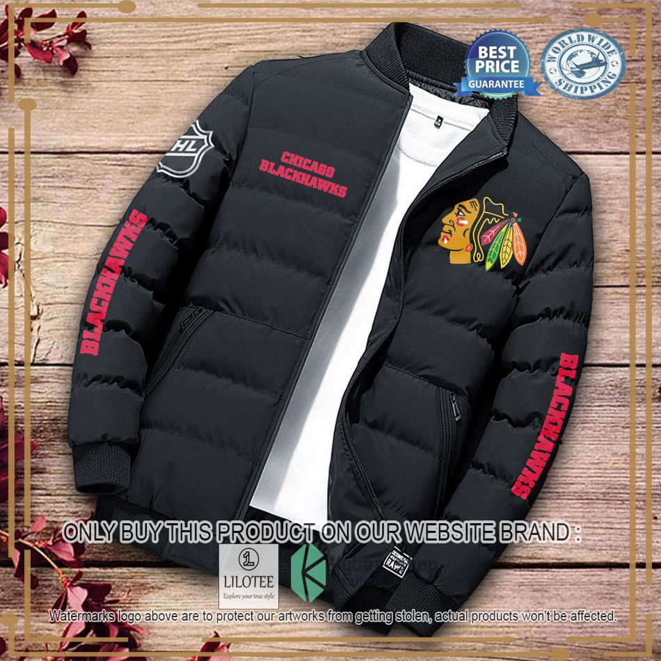 personalized chicago blackhawks nhl down jacket 2 86281