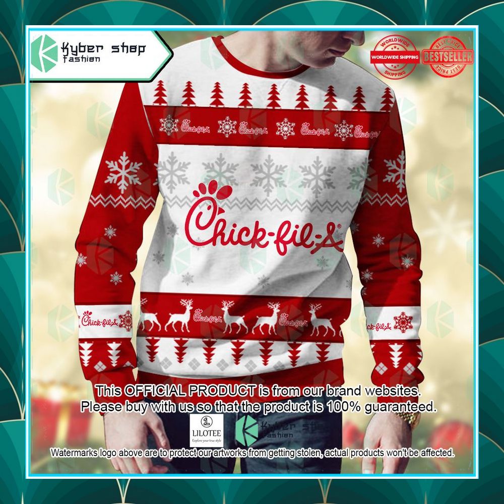personalized chick fil a christmas sweater 2 509