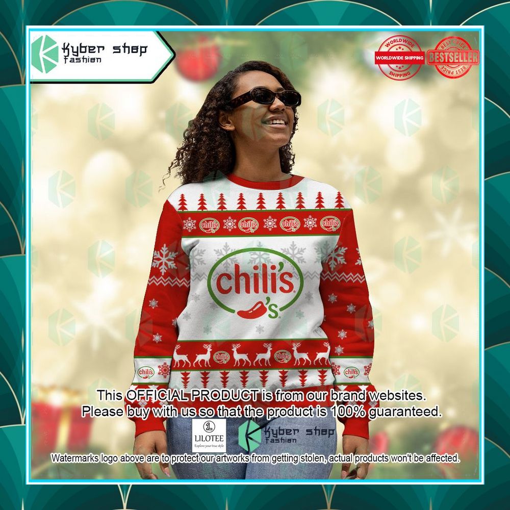 personalized chilis christmas sweater 4 832