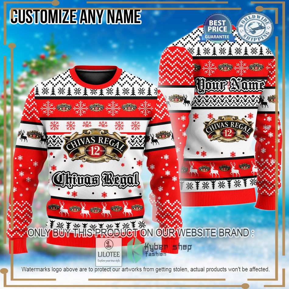 personalized chivas regal christmas sweater 1 7498