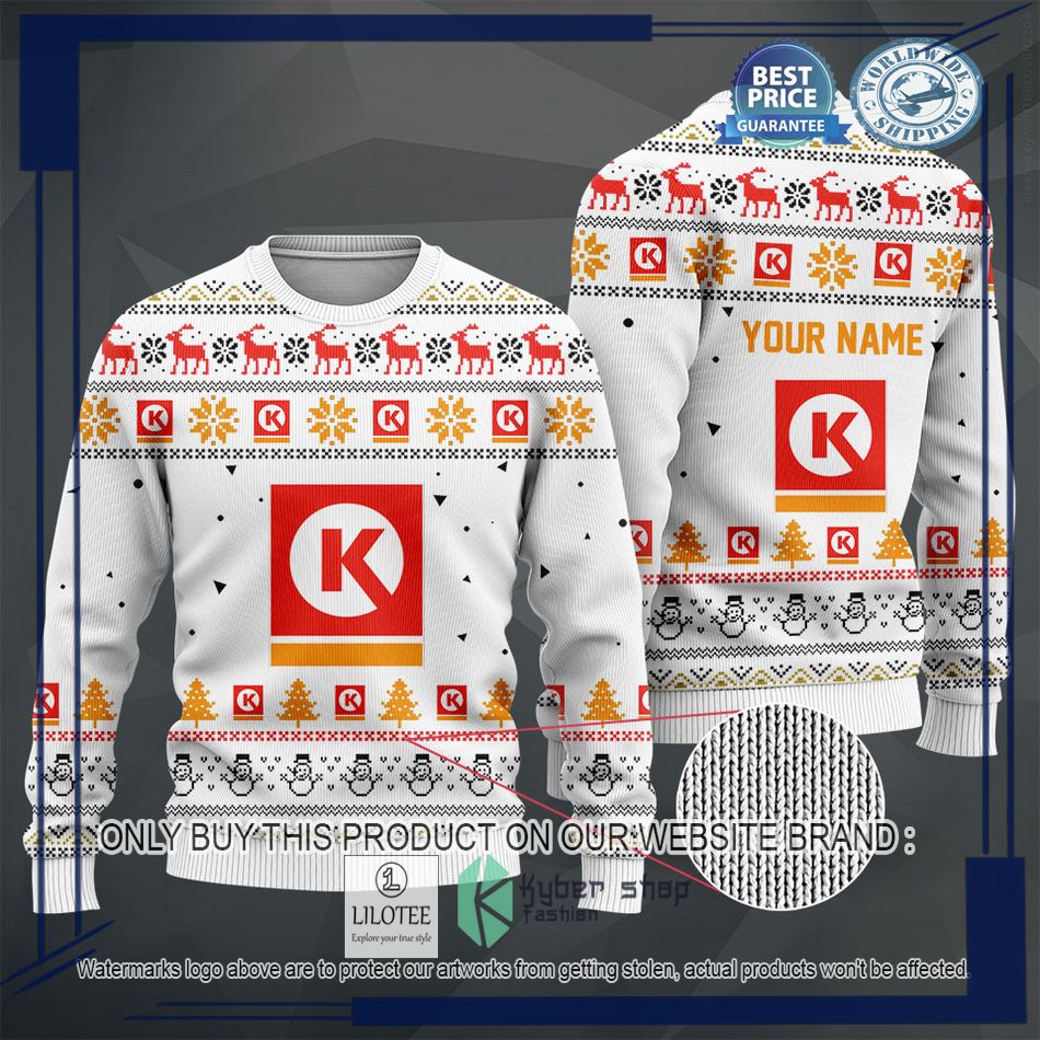 personalized circle k white christmas sweater hoodie sweater 2 57945