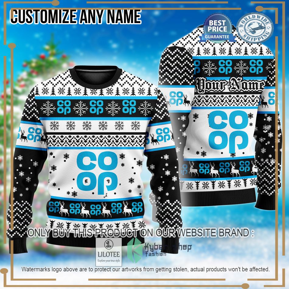 personalized coop custom ugly christmas sweater 1 90541