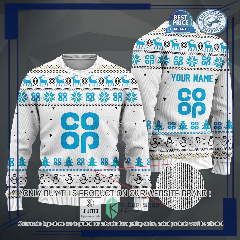 personalized coop white christmas sweater hoodie sweater 2 66741
