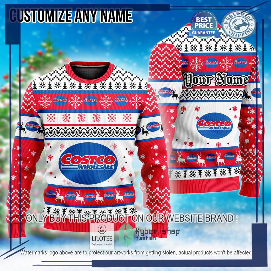 personalized costco custom ugly christmas sweater 1 90540