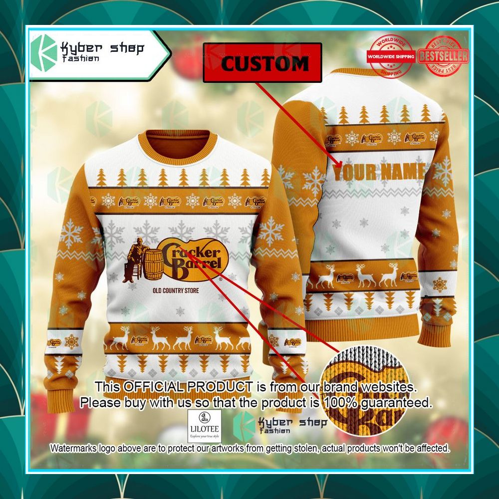 personalized cracker barrel christmas sweater 1 246