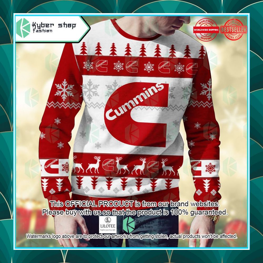 personalized cummins christmas sweater 2 526