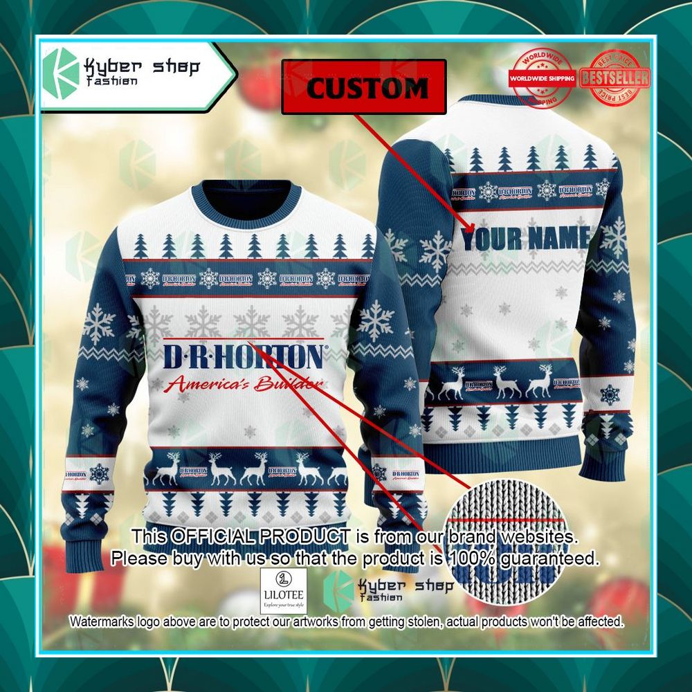 personalized d r horton christmas sweater 1 561
