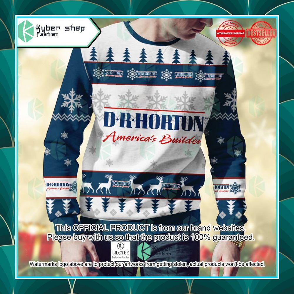 personalized d r horton christmas sweater 2 555
