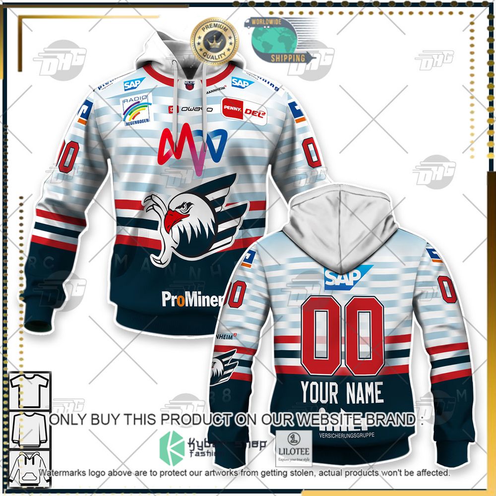 personalized del adler mannheim navy red white 3d hoodie shirt 1 35524