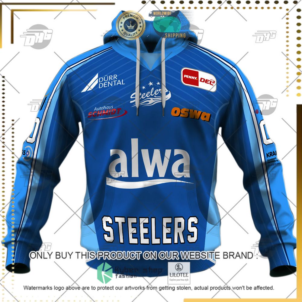 personalized del bietigheim steelers blue 3d hoodie shirt 2 89440