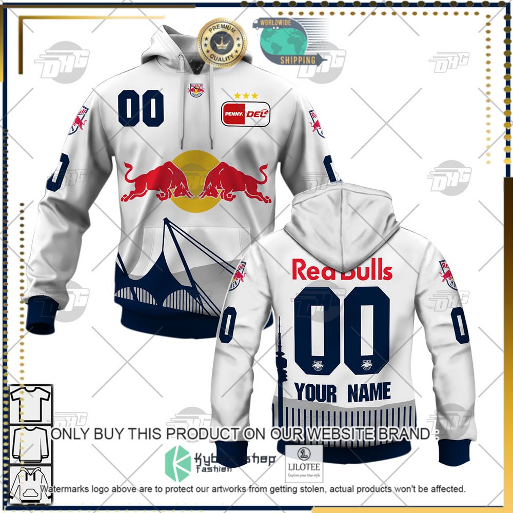 personalized del ehc red bull munchen white navy 3d hoodie shirt 1 13091