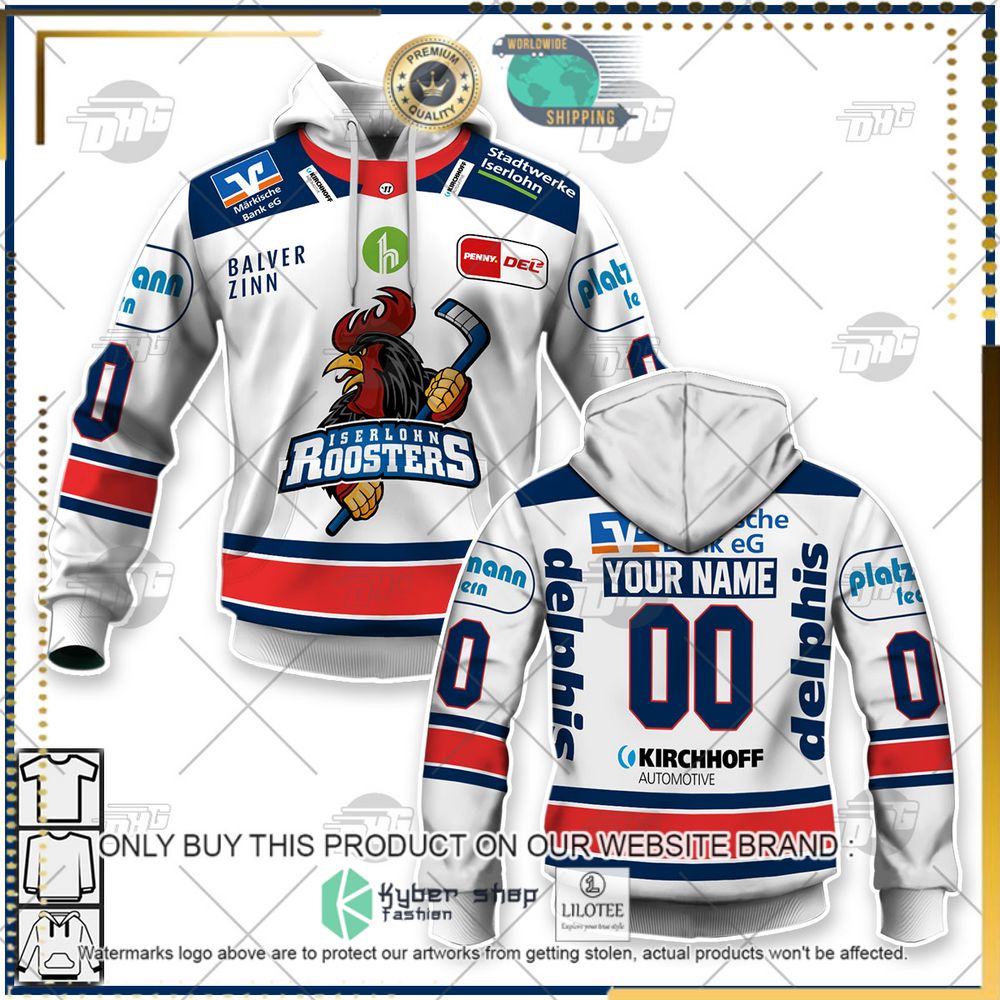 personalized del iserlohn roosters white 3d hoodie shirt 1 37919